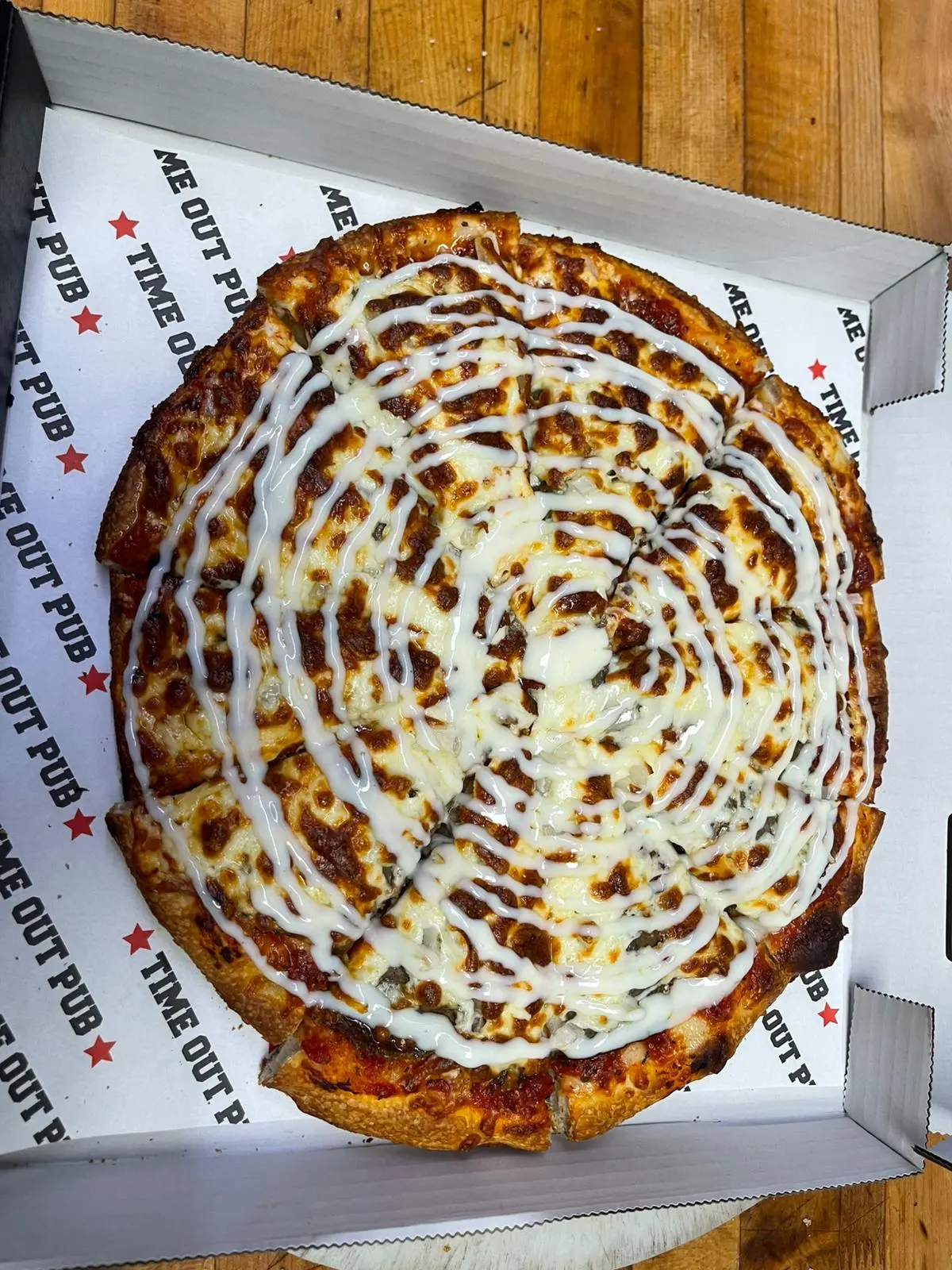 Donair Pizza at Time Out Pub Edmonton Hazeldean